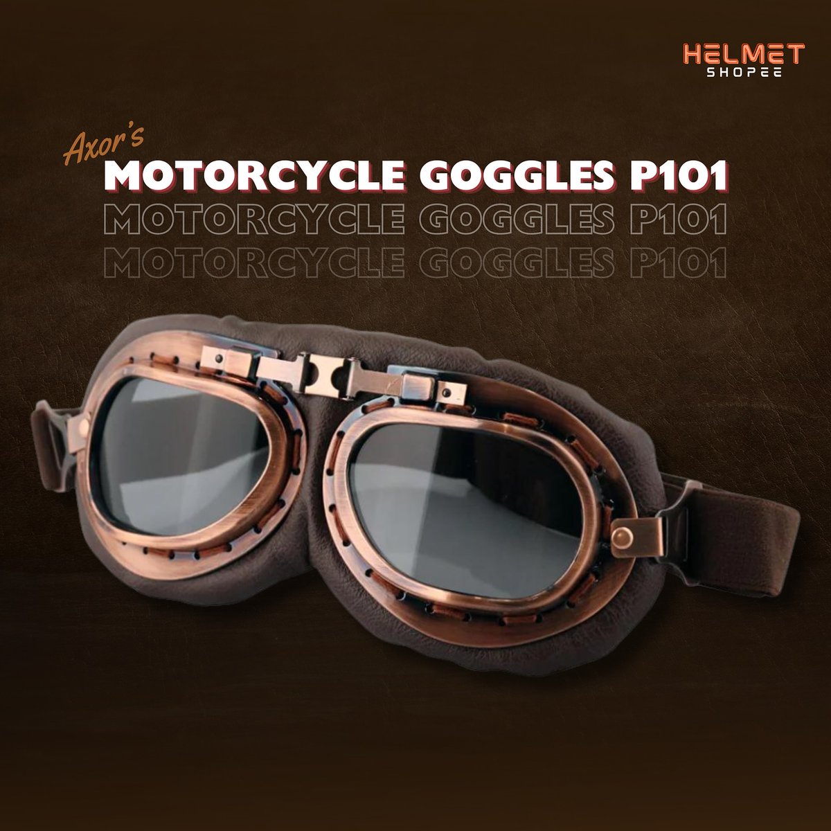 AdahFitzgepx's tweet photo. AXOR brings stylish oval goggles in timeless brown and black, combining safety and flair for every long road trip. https://t.co/KUou3Aaytg