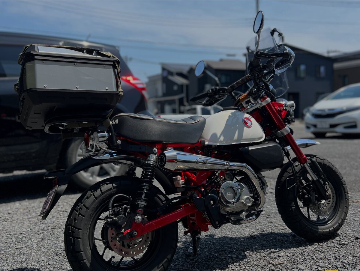 jidoushatounan's tweet photo. 【バイク盗難情報】埼玉県入間市下藤沢でホンダ モンキー 125の盗難被害です！
近隣の方はご注意ください！

■車種：ホンダ モンキー 125
■日時：2026年9月10日 10:30 〜 2026年9月11日 7:00
■被害場所：埼玉県入間市下藤沢
■ナンバー：入間市 さ 997
■特徴：フロントウインドウ、リアボックス付き

■オーナー（投稿主）コメント：通勤用に色々と手を入れて大事にしていたので、見つかるものなら見つけたいです。通勤時間も立地上3倍に延びてしまうのでツラい所もあります。拡散含めご協力頂けると幸いです。よろしくお願い致します。
■オーナー（投稿主）連絡先：（Threads）@non.dptruckin

詳細URLと拡散用動画はリプ欄です
拡散希望、ご協力お願いします！