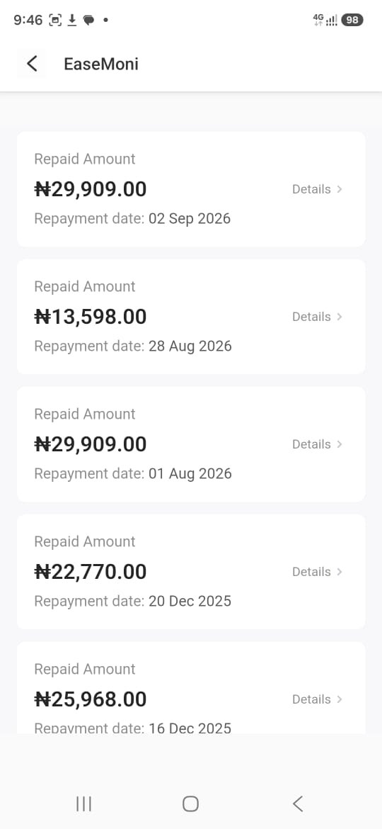 EmeraldcoolC's tweet photo. @OPay_NG @easemoni @easemoni are owing me total of 13,598 which means I over paid them and I still have outstanding on my dashboard. @MobilePunch @channelstv https://t.co/7WefWbmVCM