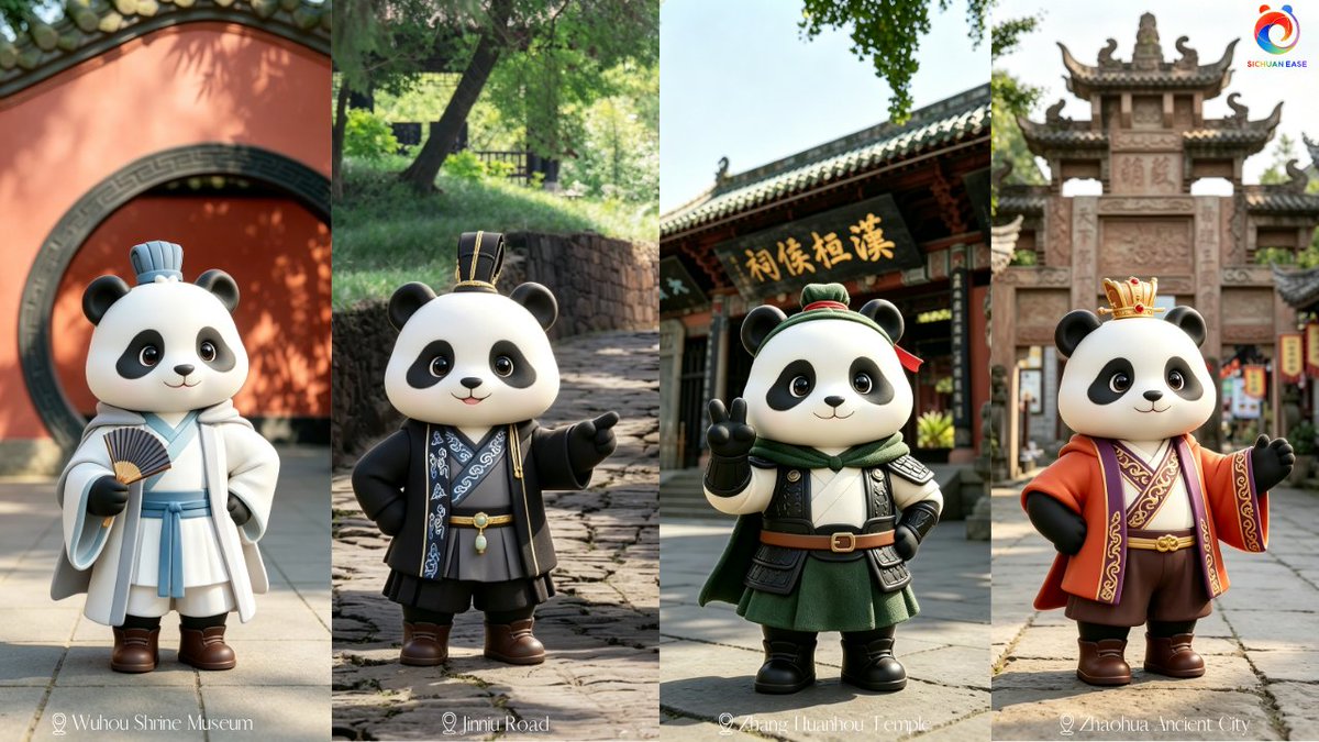 Amazingsichuan's tweet photo. #ThreeKingdoms fans, assemble — #Sichuan’s epic historical adventure is about to begin!
You’ve read the Three Kingdoms stories countless times. Now come to Sichuan and meet these legendary figures in a whole new way! 🤗
#PandaOOTD #PandaStyle #ootd #VisitSichuan https://t.co/EN01XZT0ZN