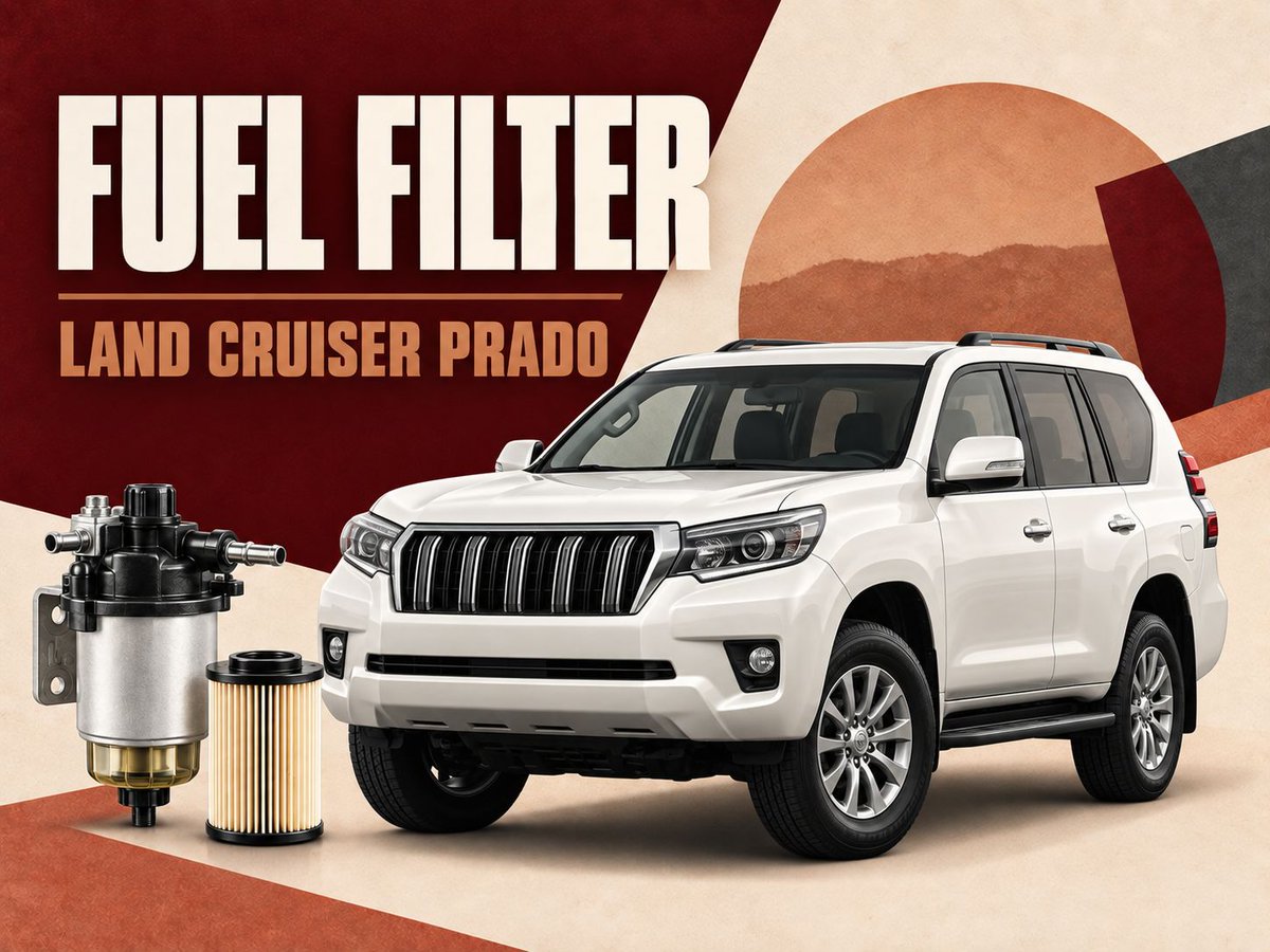 auto_ae's tweet photo. A clean fuel supply is essential for Toyota Land Cruiser Prado petrol and diesel engines. Learn when the fuel filter needs attention, which symptoms can point to a fuel-supply problem and why the correct part must be confirmed for the vehicle. https://t.co/37VLCOPsEr https://t.co/vVqlvg1UsF