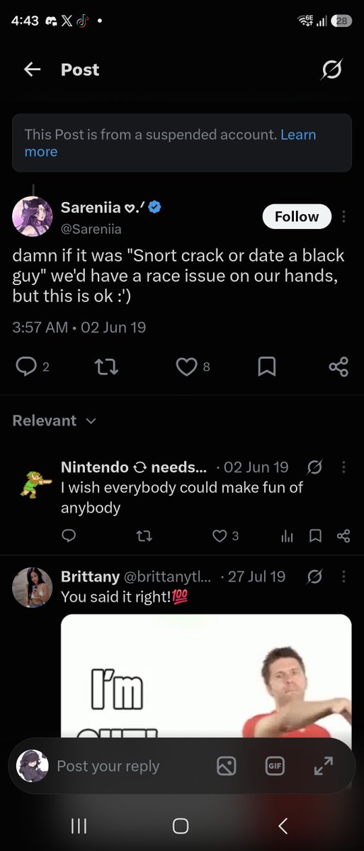 SpoopyDesu's tweet photo. @Sareniia @mantoadagaacerv And many more. Like I said, you go out your way to comment on racial matters. Its never constructive or from a place of understanding. Its not just about the commission, if you're not understanding why theyre upset why not stfu and mind your business? https://t.co/kl2AFLcmV2