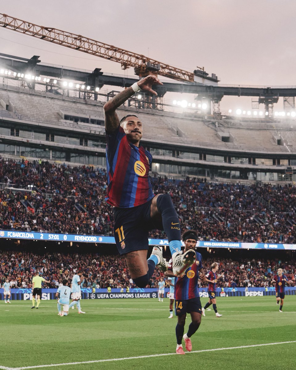 alexcaparros's tweet photo. UCL evenings with Raphinha

FC Barcelona v Feyenoord
All shot for @gettysport

#FCB #FCBarcelona #Raphinha #UCL #Football https://t.co/1y3McdqVze