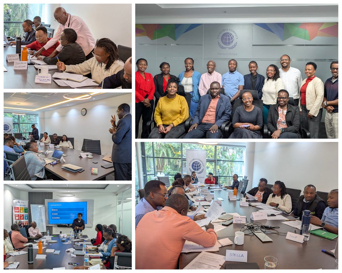 GlobalcompactKE's tweet photo. Having someone willing to fund your growth does not necessarily mean the funding makes sense.

That was one of the central challenges participants unpacked during Bootcamp 3 of the Growth and Sustainability Accelerator for SMEs at the Global Compact Network Kenya offices. https://t.co/2Xkap8qI7L