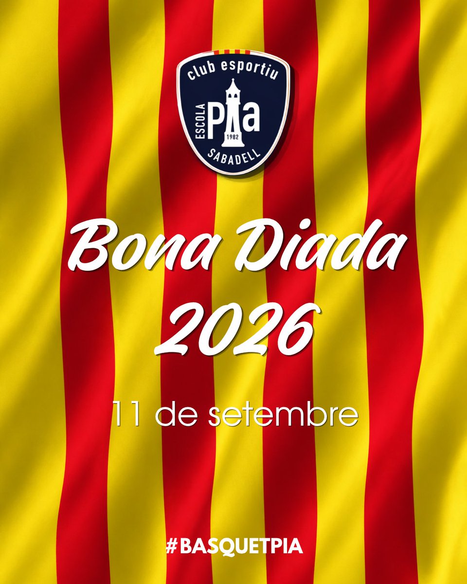 BasquetPia's tweet photo. Bona Diada a tothom!
๐๐#basquetpia #piastyle https://t.co/rcmzDlyezO