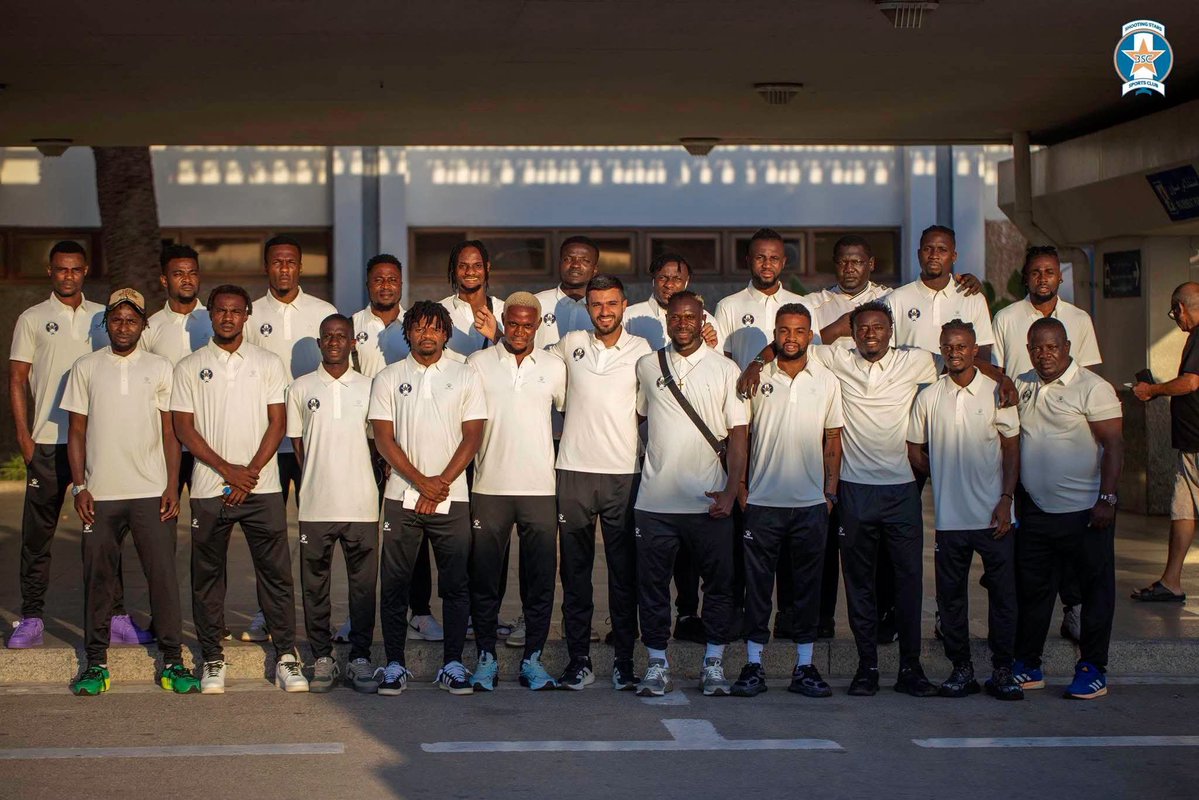 OyoNews1's tweet photo. Shooting Stars Sports Club have arrived in Tunisia ahead of the second leg of CAF Confederation Cup preliminary-round tie against CS Sfaxien.

 #UpShooting https://t.co/2rVMRUitpN