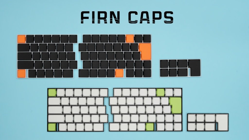 Rimebeck's tweet photo. ロープロChoc V2向け JIS キーキャップ 「Firn Caps」シリーズをリリースしました🎉

Firn Caps：オリジナルデザイン
Firn Caps Kante：少し角張ったデザイン

それぞれで２つのカラバリをご用意して��ます。刻印版も現在開発中です！よろしくお願いします！！

ストアリンクはツリーへ↓ https://t.co/5SEc2rhuCV