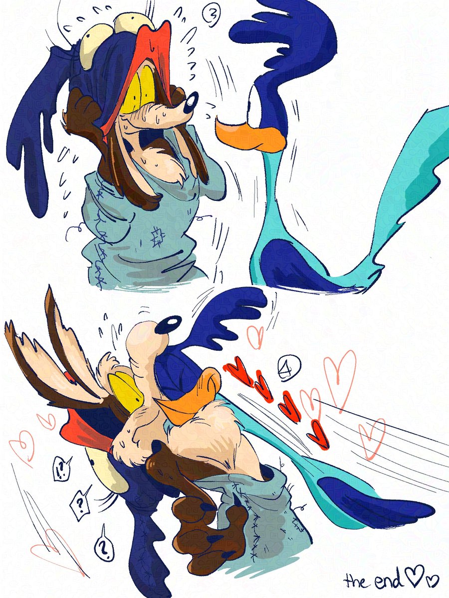 ICKWMGD's tweet photo. saw that one strip of wile in drag and roadrunner flirting with him but can't find it
#wilerunner #wileroad #roadrage https://t.co/j1qiTLWt4x