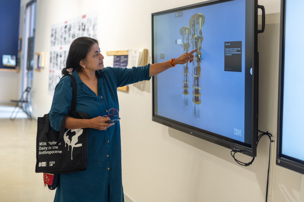 SciGalleryBlr's tweet photo. We were delighted to welcome you, Captain Shanthi S, Senior Program Director at the Infosys Foundation @Infy_Foundation, to the Gallery this week. We look forward to welcoming you again!

Captain Shanthi joined a walkthrough of our current exhibition-season, QUANTUM, led by the team at SGB.

@JahnaviPhalkey