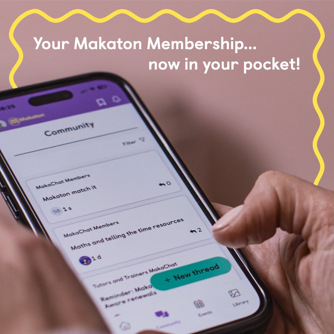 MakatonCharity's tweet photo. The Makaton App brings everything you love about Makaton Membership into one place, accessible anytime, anywhere.
Connect with our vibrant online community in MakaChat, where you can ask questions, share ideas, and get support.
https://t.co/wcS0Y7KNGM
#WeTalkMakaton #MakatonApp https://t.co/asP4zVCfbu