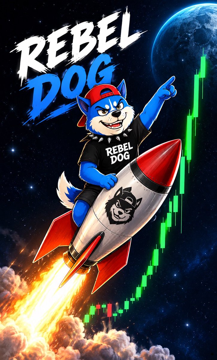 RebeldogRD's tweet photo. 🐕🚀 REBEL DOG IS GOING TO THE MOON.

The rebellion has just begun. 🔥
Mine. Rise. Rebel.

#REBELDOG #RD #Crypto #ToTheMoon #Web3 https://t.co/FTWMjgSgod