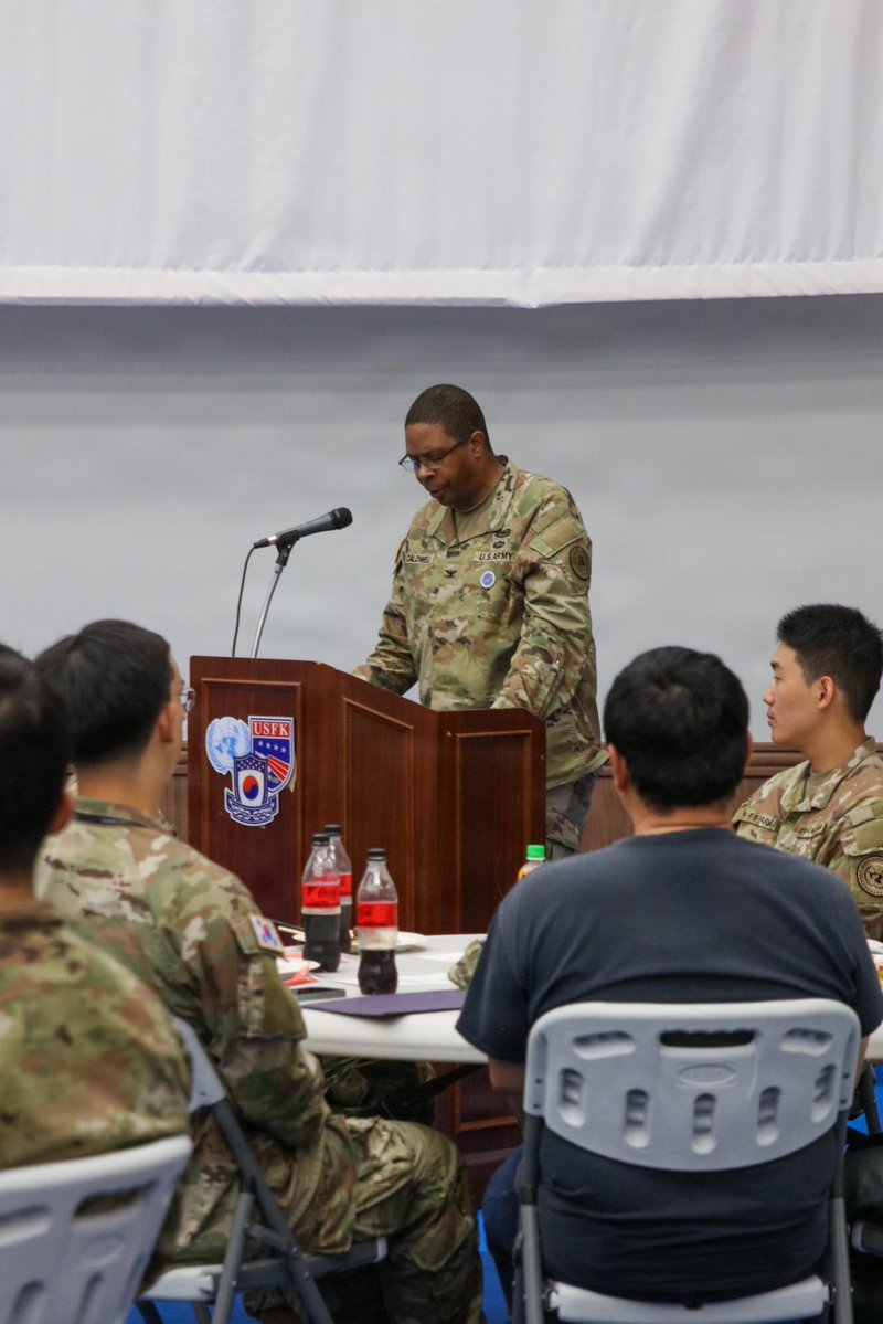 UN_Command's tweet photo. On 9/11, members of UNC, CFC and @USForcesKorea gathered for a Global Vigilance Prayer Luncheon—sharing stories, honoring sacrifice and reaffirming the enduring resolve of the U.S., ROK and UNC partnership.

#UnderOneFlag #WeGoTogether #FightTonight https://t.co/2Y5FitsG2I