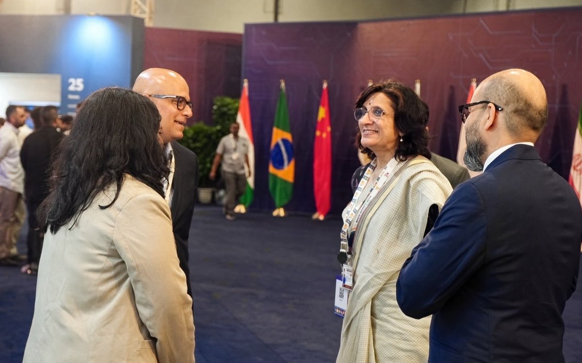 EduMinOfIndia's tweet photo. BRICS Bharat Innovates Exposition 2026 begins at Bharat Mandapam, New Delhi!
37 Indian Deep-Tech innovators are showcasing India’s growing capabilities in technology and innovation, as part of the 18th BRICS Summit 2026.
Click here to read more: https://t.co/SXVCKDd5rv
#BRICS2026 #BRICSIndia2026
#IndiaBRICSChairship