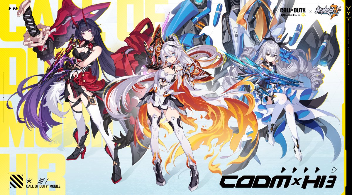 aixiaomengg's tweet photo. @PlayCODMobile x @HonkaiImpact3rd🎉🎉

#CODMobile #callofdutymobile #codm #HonkaiImpact3rd #Kiana #Mei #Bronya https://t.co/0qGAygLuIJ