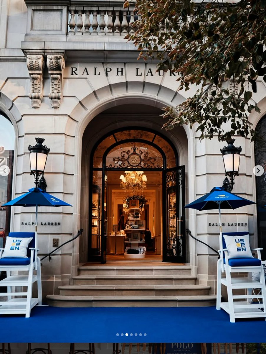 SaraBurrick's tweet photo. Tracking @RalphLauren’s social media platforms this week provided great insights into the brand’s digital strategy. From the U.S. Open to celebrity partnerships, they continues to connect its luxury identity with current culture. https://t.co/zAbPV9bIq5 @ProfNichols #372withU https://t.co/MIYWQK5lHA