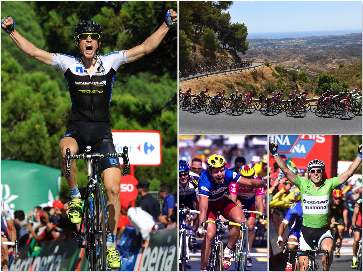 grahamwatson10's tweet photo. Alto de Peñas Blancas awaits the Vuelta climbers today - Leopold Konig won there in 2013. The stage passes through Ronda - where John Degenkolb won in 2014 - and Estepona - where Jan Kirsipuu won in 1998. Hot, hilly and high, three words that sum up this stage! https://t.co/pXMREmaVaX