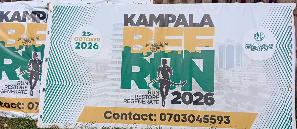 NassuunaAnisha3's tweet photo. Run with purpose.
Run with your community.
Run for pollinators. 🐝💚
#KampalaBeeRun26 
@OPMUganda @Parliament_Ug @UNFCCC @ndcpartnership @MinistryofEnvi2 @theGCF @Nyca2562 https://t.co/wwau6H7cvR
