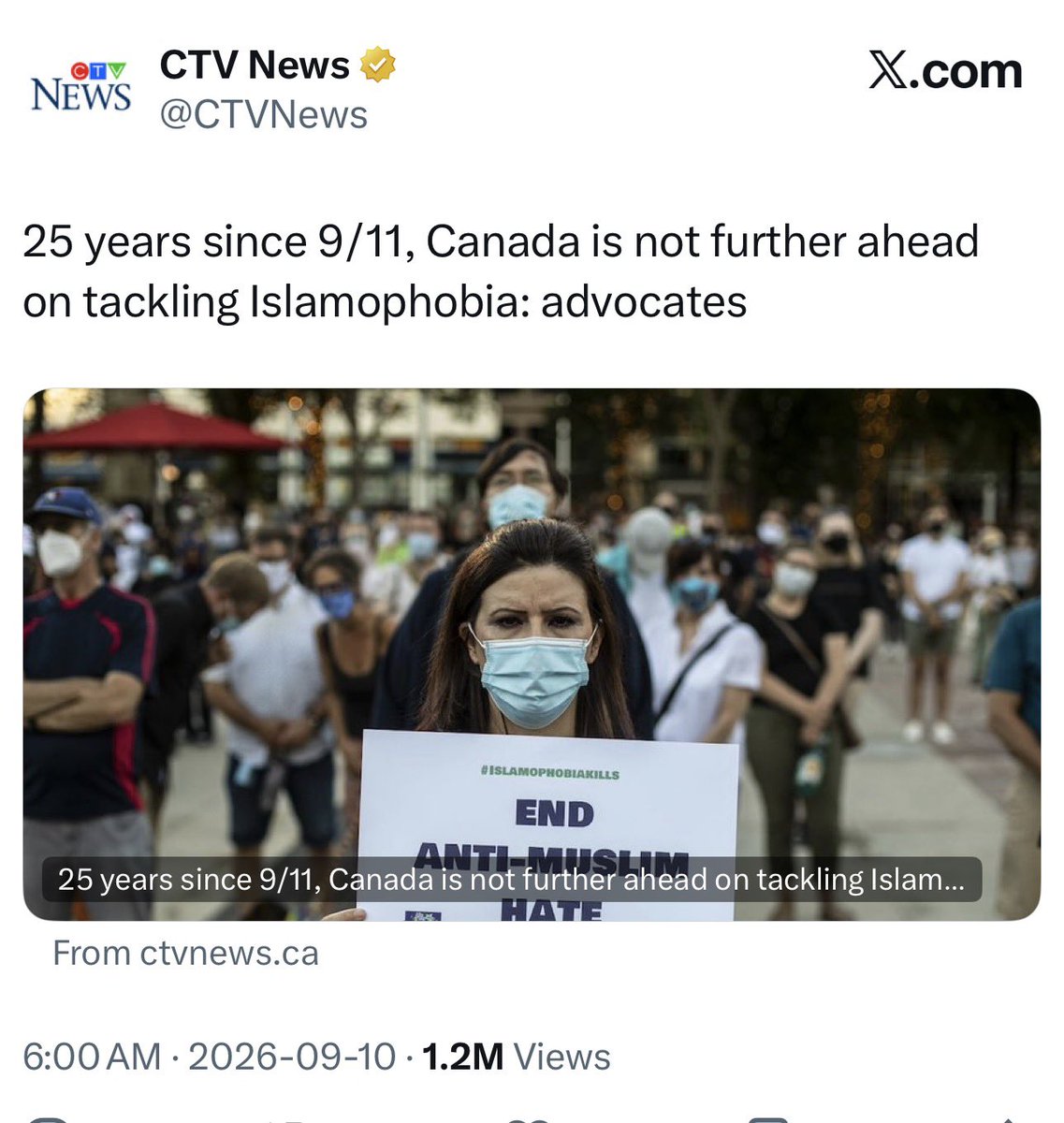 MelissaLantsman's tweet photo. CBC/Radio-Canada runs an AFP wire piece marking 50 years since Mao's death: a man whose policies killed tens of millions framed around nostalgia instead of condemnation.

Meanwhile journalists in 🇨🇦 still relitigate whether 9/11 was about "Islamophobia" instead of the death cult that murdered 3,000 innocent people.

The proof of ideological capture of a media class that's lost the plot on the regimes and ideologies this country was built to reject is right in front of us everyday. 

Look for yourself.