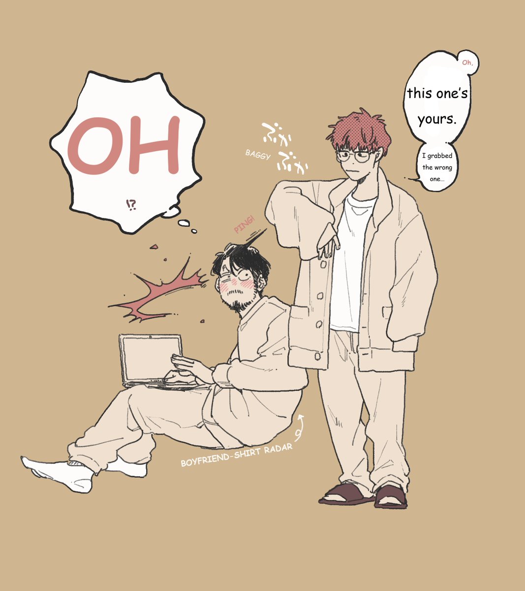 chobiking_bl's tweet photo. Oversized shirts are so cute, aren’t they?

#bl #oc #yaoi https://t.co/XShu4ueiqV