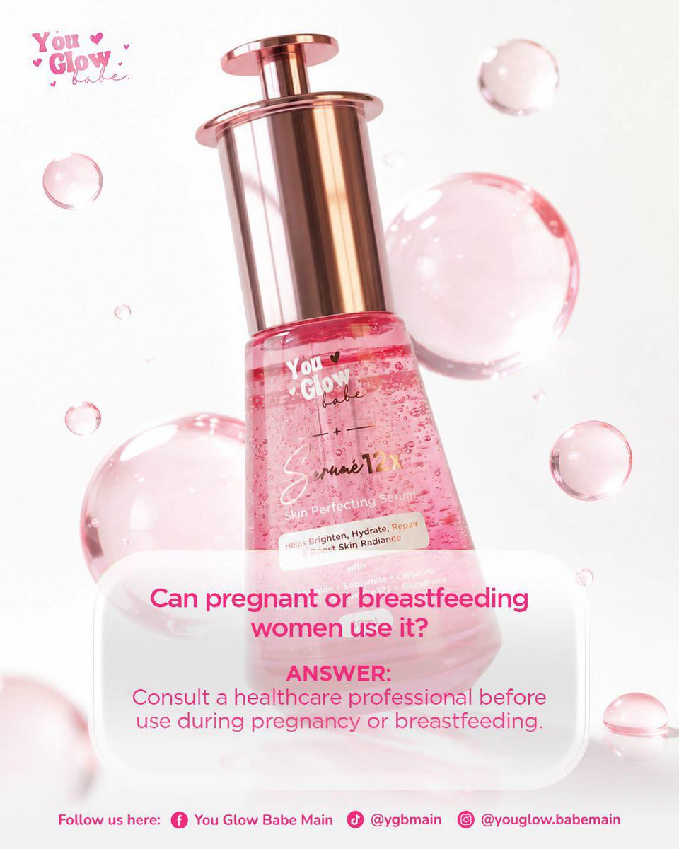 haliey_nelson's tweet photo. Can pregnant or breastfeeding women use Serume 12X? If you’re pregnant or breastfeeding, consult your healthcare professional before use. Always prioritize what’s safest for you and your baby. https://t.co/RtU3puFq45