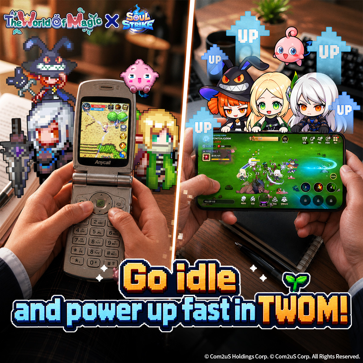 SoulStrike_EN's tweet photo. From Woopa hunting to Lighthouse Dungeon, TWOM comes to Soul Strike with fast-paced idle growth! 📱⚡️
Meet TWOM allies in Soul Strike today! 🔥
📲 Play Now!
https://t.co/dOCZHFOabv
#SoulStrike #TWOM #SoulStrikeXTWOM #TWOM20th #CollabEvent https://t.co/sl0G7gSnXZ