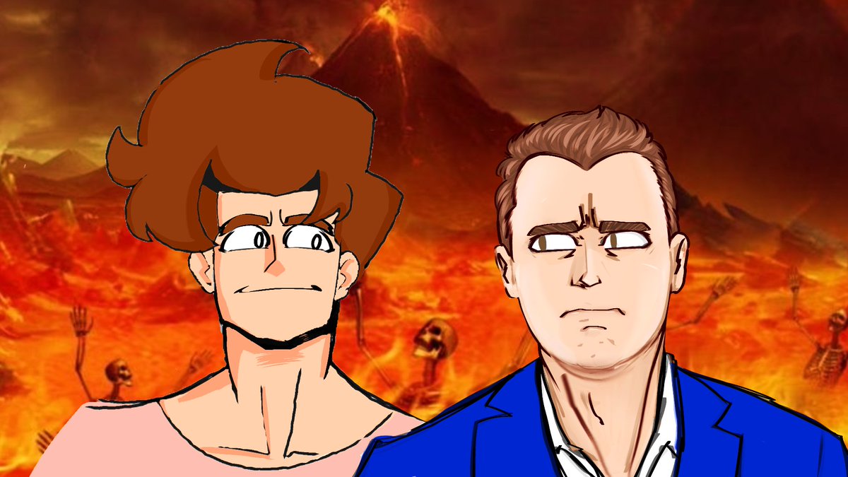 yeidyxw2's tweet photo. Charlie Kirk in Hell and some random dude
+Speed Paint
#Kirkeversary
#Kirkmas
#charliekirk
#Kirkday
#art
#drawingㅤㅤ
#oc https://t.co/EwsMpUx3ke