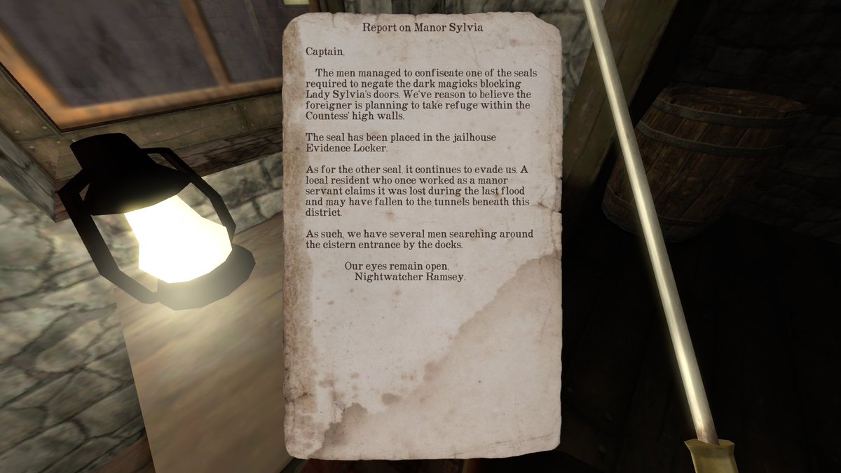 Syxtril's tweet photo. @TafferKing451 I also hope we get to see more of the Nightwatcher. We hear of both the spymaster in game but i dont believe weve heard of this guy yet so I hope we get to see him soon. Also seeing the Countess' Manor still gives me chills seeing it in the sky https://t.co/UtVmmcnsu9
