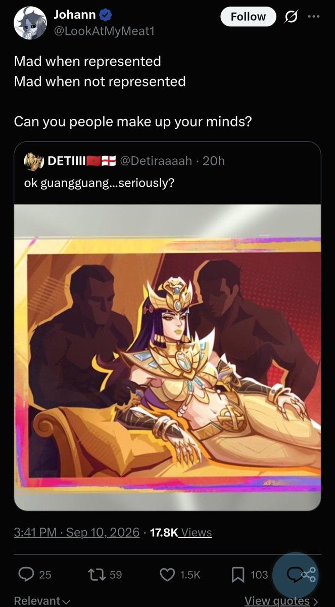 enbyyswag's tweet photo. "Represented" and it's two nameless slaves be serious https://t.co/vid18DXBIR