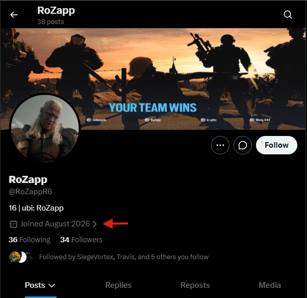 bafzee's tweet photo. Did this guy just spawn in buy an account and make a twitter to act legit 🤔 https://t.co/S23xJ6O0Zz