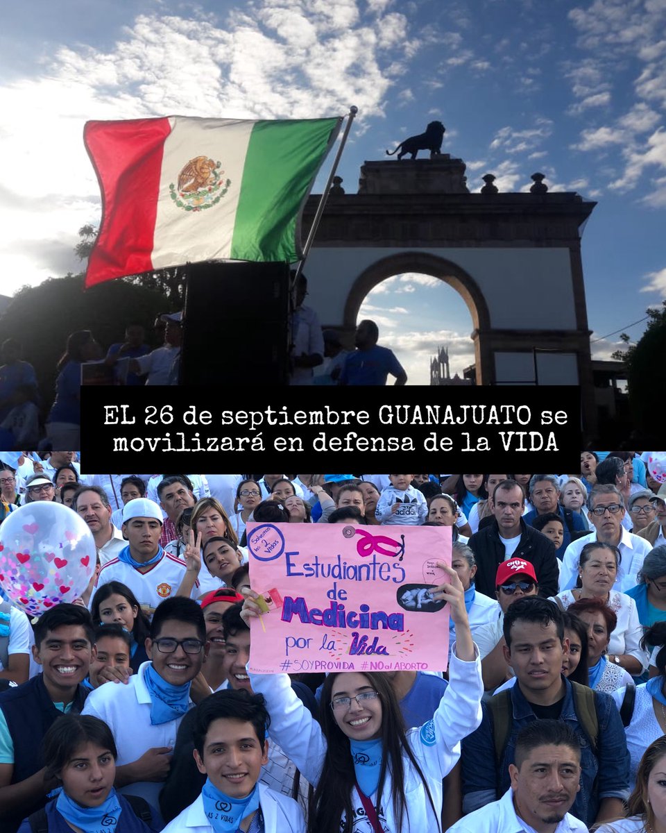 CarlRamirezA's tweet photo. ¿TE ENTERASTE? 🚨

El 26 de septiembre Guanajuato se movilizará en defensa del derecho a la VIDA. https://t.co/AsxLv4nxBE