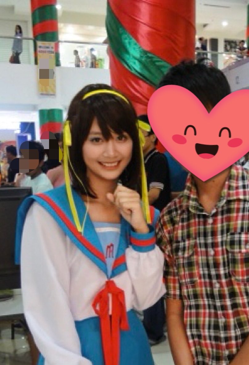 aeyyca's tweet photo. Zaman purbaku 😌 cosplay buat kali pertama. 
❤️= suami ngefans juga dulu 😆 https://t.co/5bjIfRUcB8
