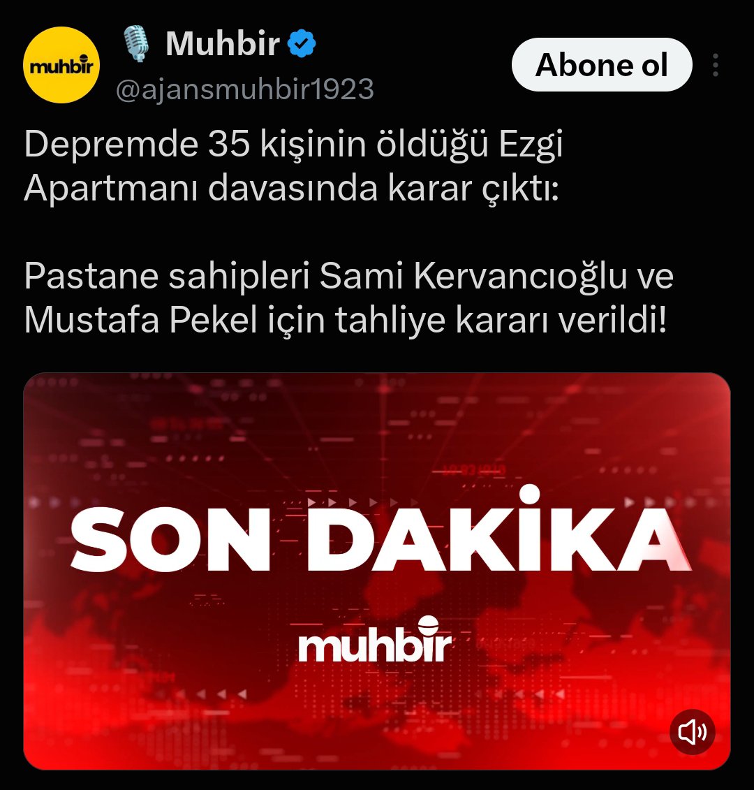 nefi_dayi's tweet photo. Kolonları kesip 35 insanın öl*müne sebep olmanın cezası; TAHLİYE. 

Türkiye bir hukuk ülkesidir. https://t.co/lOHlmnwlVA