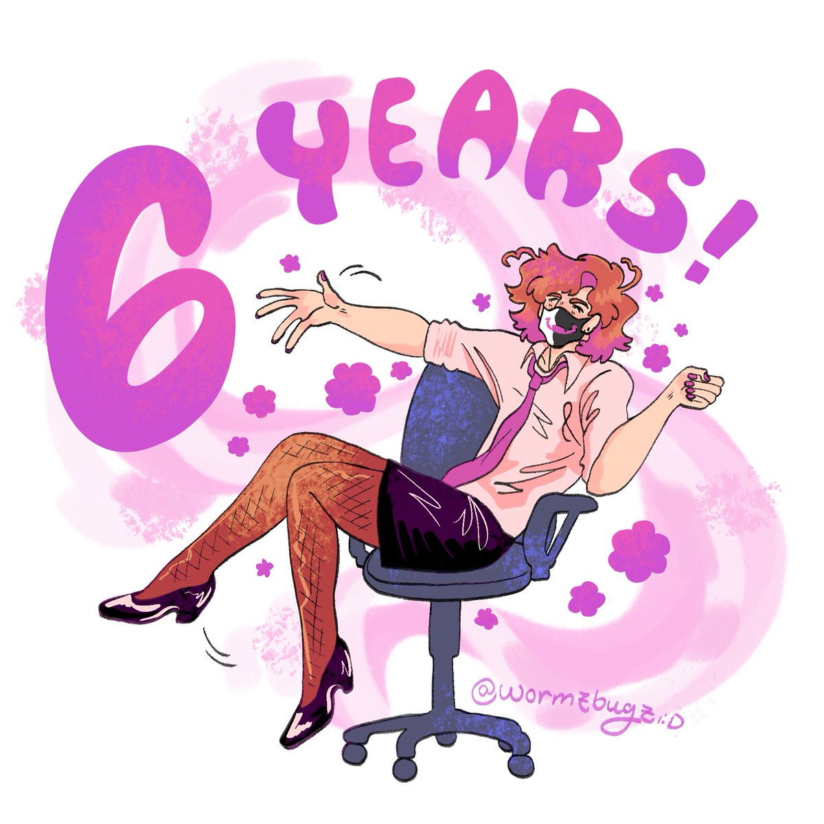wormzbugz's tweet photo. HAPPY 6 YEARS TO THIS GUY!!! &amp; CONGRATS ON THE NEW SETUP ITS STELLAR
#ranboofanart https://t.co/0He0M0qaYI