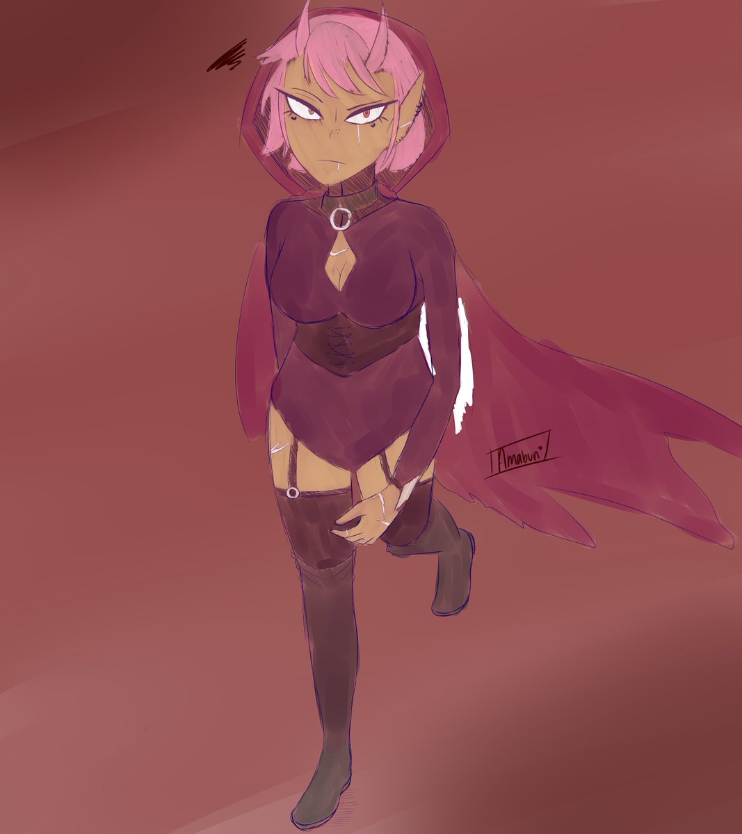 Amabunn's tweet photo. Guess I found the files to my pink copycat that ive had since 2019 after my hazbin phase lol.. omg I can't wait for ya'll to see the new 2.0 model! But!! I wanna show yall how LONG i've had this girly like she was under a different name and design!! story time maybe?? https://t.co/Vt6jf3juLH