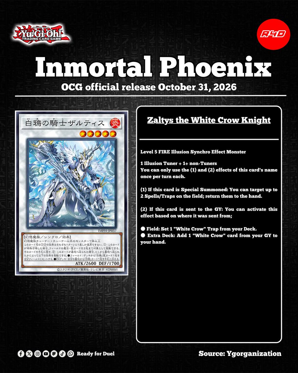 Readyforduel's tweet photo. Diabellze is Waiting Deep in the “White Crow” Forest!
#YuGiOh #OCG #遊戯王 #Readyforduel https://t.co/h1auyGszmA