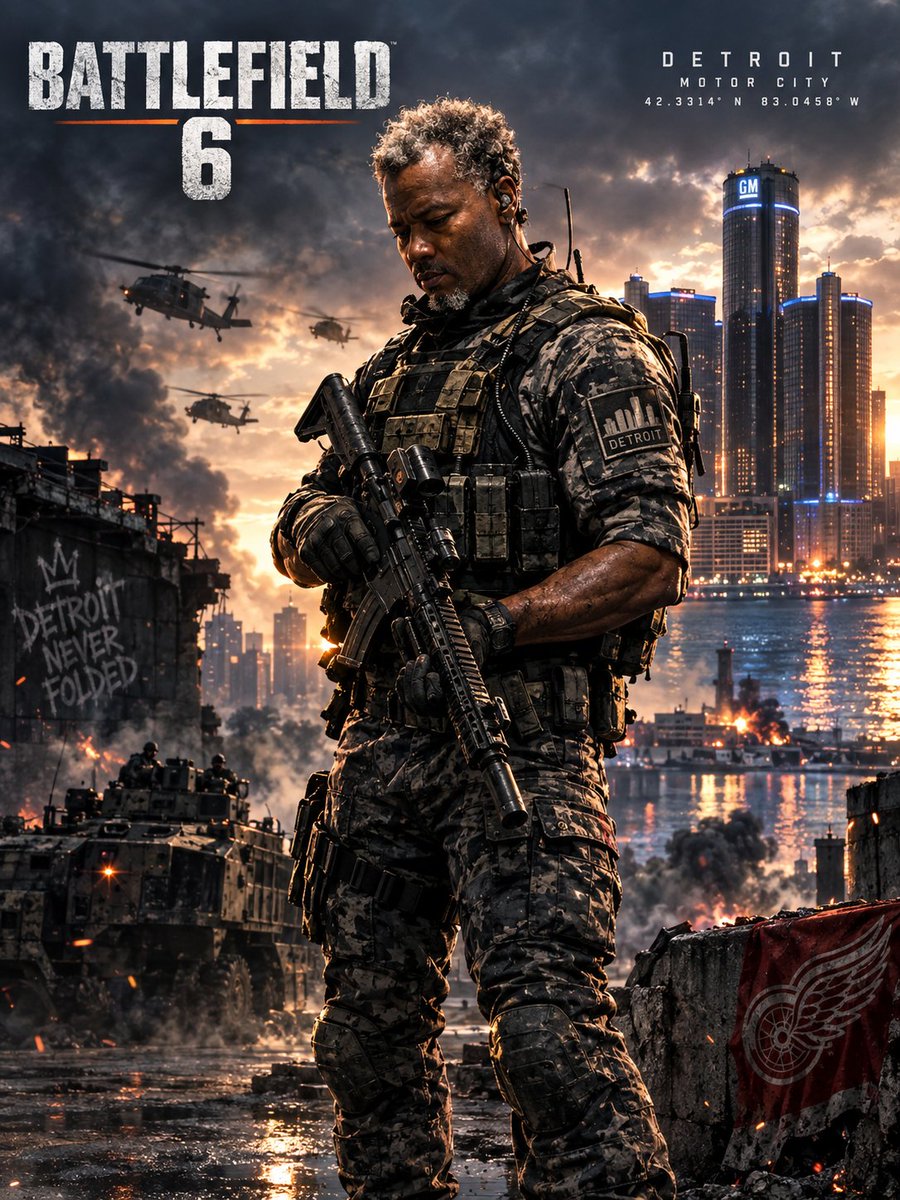 wheelemwill's tweet photo. #eagames #battlefield6 #fypシ゚viral #cosplay #gamer #detroitmichigan https://t.co/vhB1NFsyaB