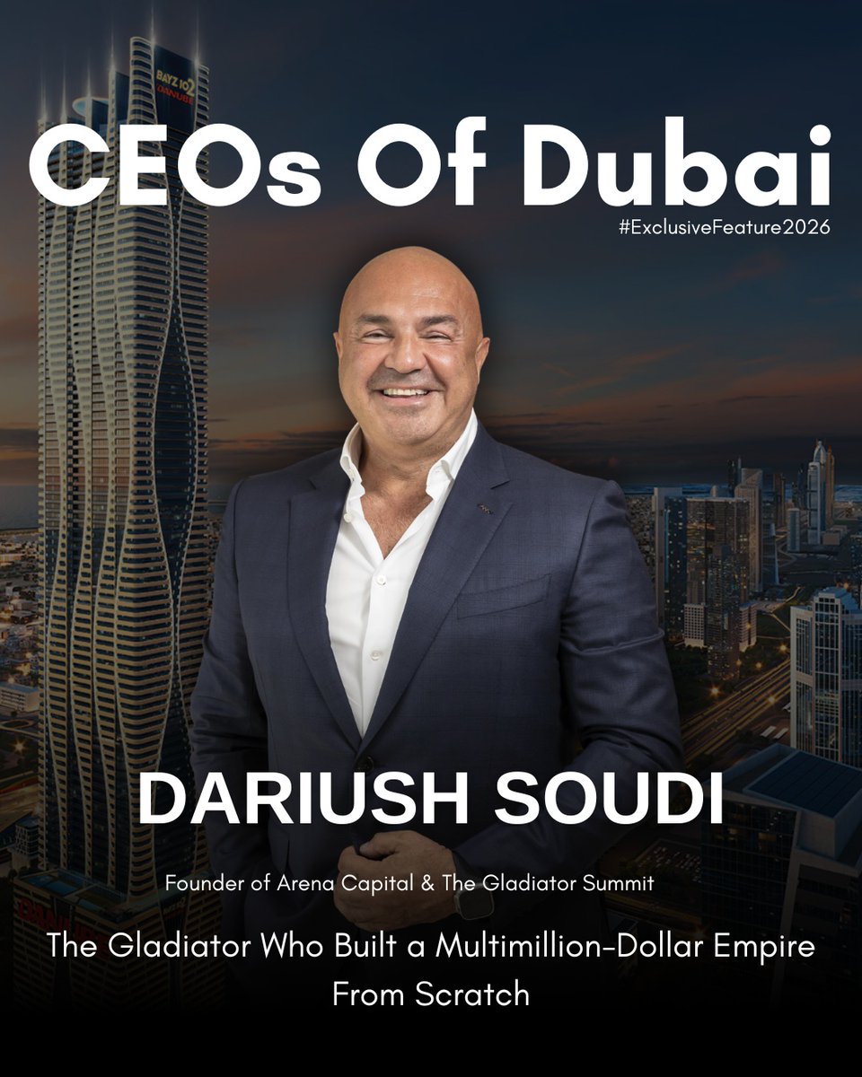 GRAFITEROSHOP2's tweet photo. Zero excuses. Pure execution. Dariush Soudi rose from rock bottom to Dubai’s elite business network. If you’re waiting for a sign to start your business, this is it. Go take what’s yours. https://t.co/zkuh5U5N7S