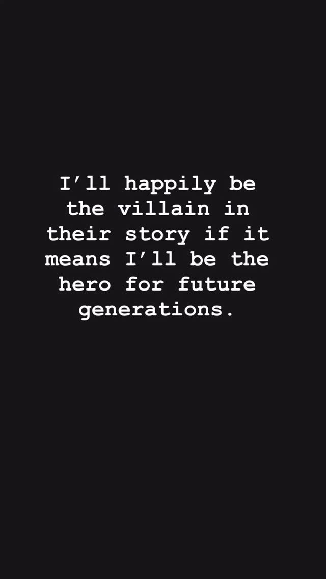 EllynSovak's tweet photo. If being the villain in their story means being the hero for future generations, so be it. Generational curses end with me. Boundaries against toxicity and dysfunction speak for themselves. https://t.co/RtH3Os2cl9