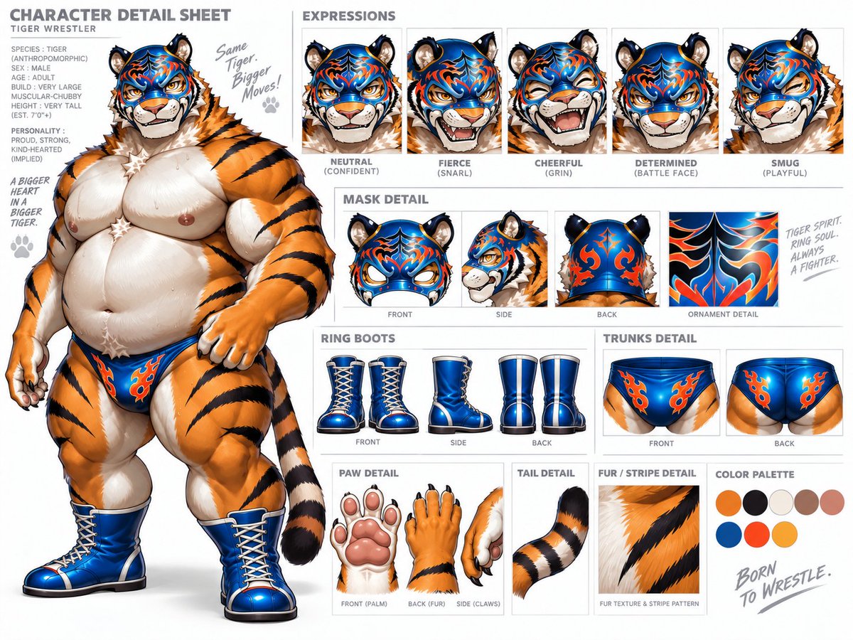 allwrestle7698's tweet photo. I’m planning to make a video using this sheet after I finish work today.

#furrywrestler #prowrestling #ケモレスラー #ケモレス https://t.co/Egchsc294c