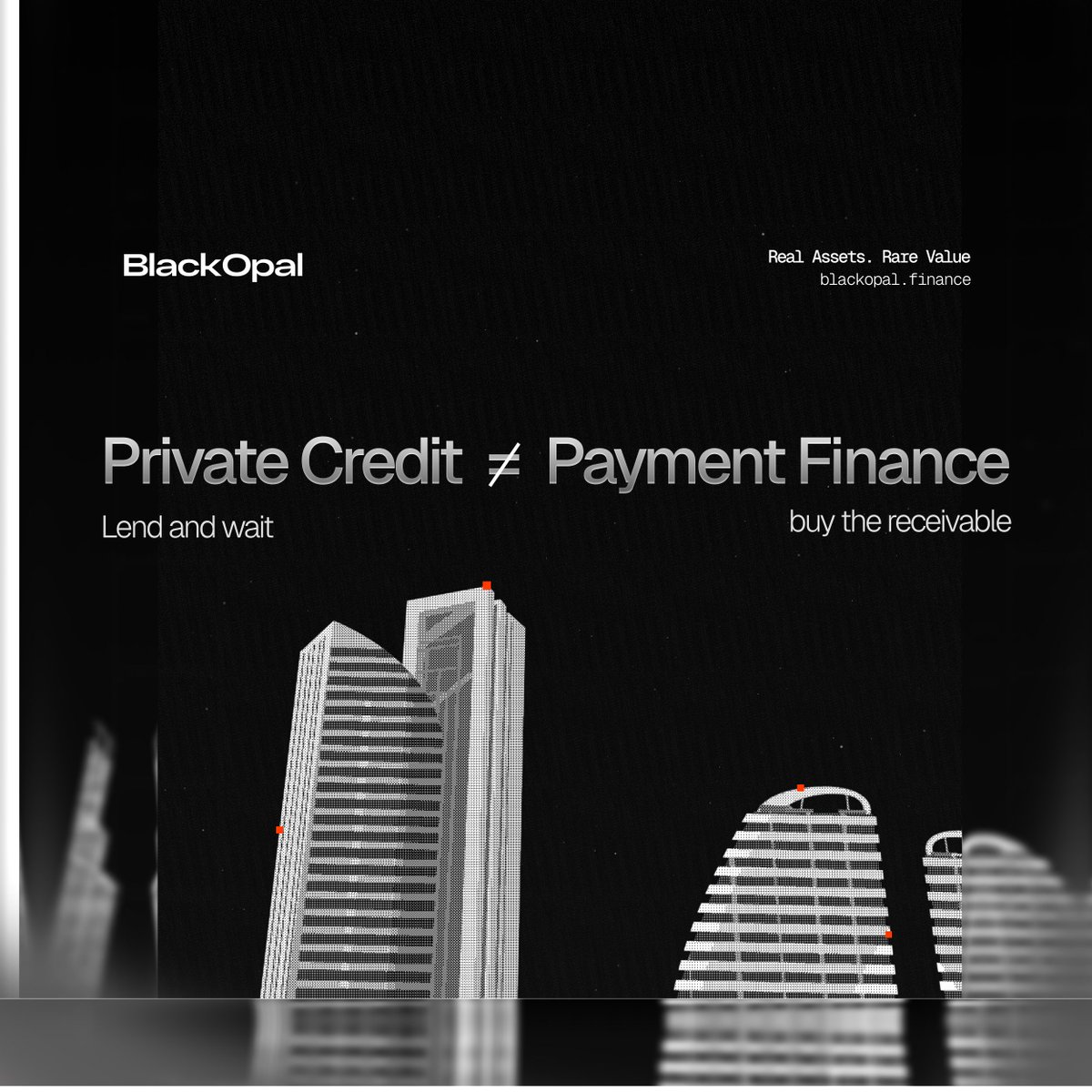 blackopal_fi's tweet photo. Stop calling it private credit. It's payment finance, and the difference is your entire risk model. 🧵 https://t.co/1tA8Dk4hsn