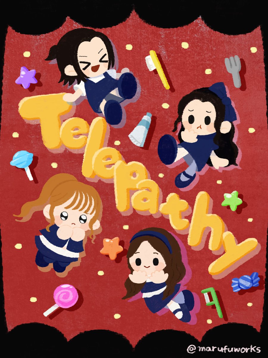 marufuworks's tweet photo. Telepathy ファンアート！ https://t.co/0fzZmGPsBD