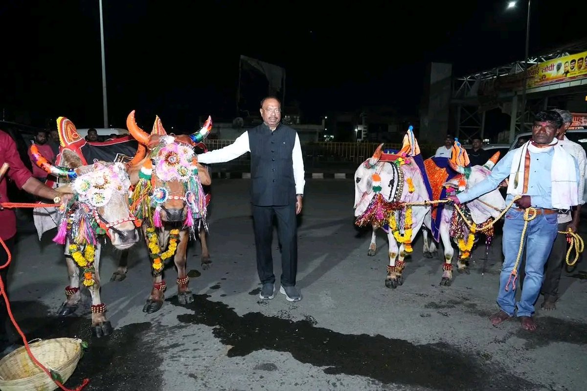 Arthekar's tweet photo. @Dev_Fadnavis @Devendra_Office @CMOMaharashtra @mieknathshinde @cbawankule @InfoJalgaon @maharevenue @DrMohanBhagwat @narendramodi @AmitShahOffice @nitin_gadkari 
काल सर्वांनी बैलपोळा साजरा केला ह्याचा आनंद आहे आपण शेतकऱ्याची जाण करू शकतात असे नेते आहात भविष्यात बैलच दिसणार नाह https://t.co/hfukcdg3Pl