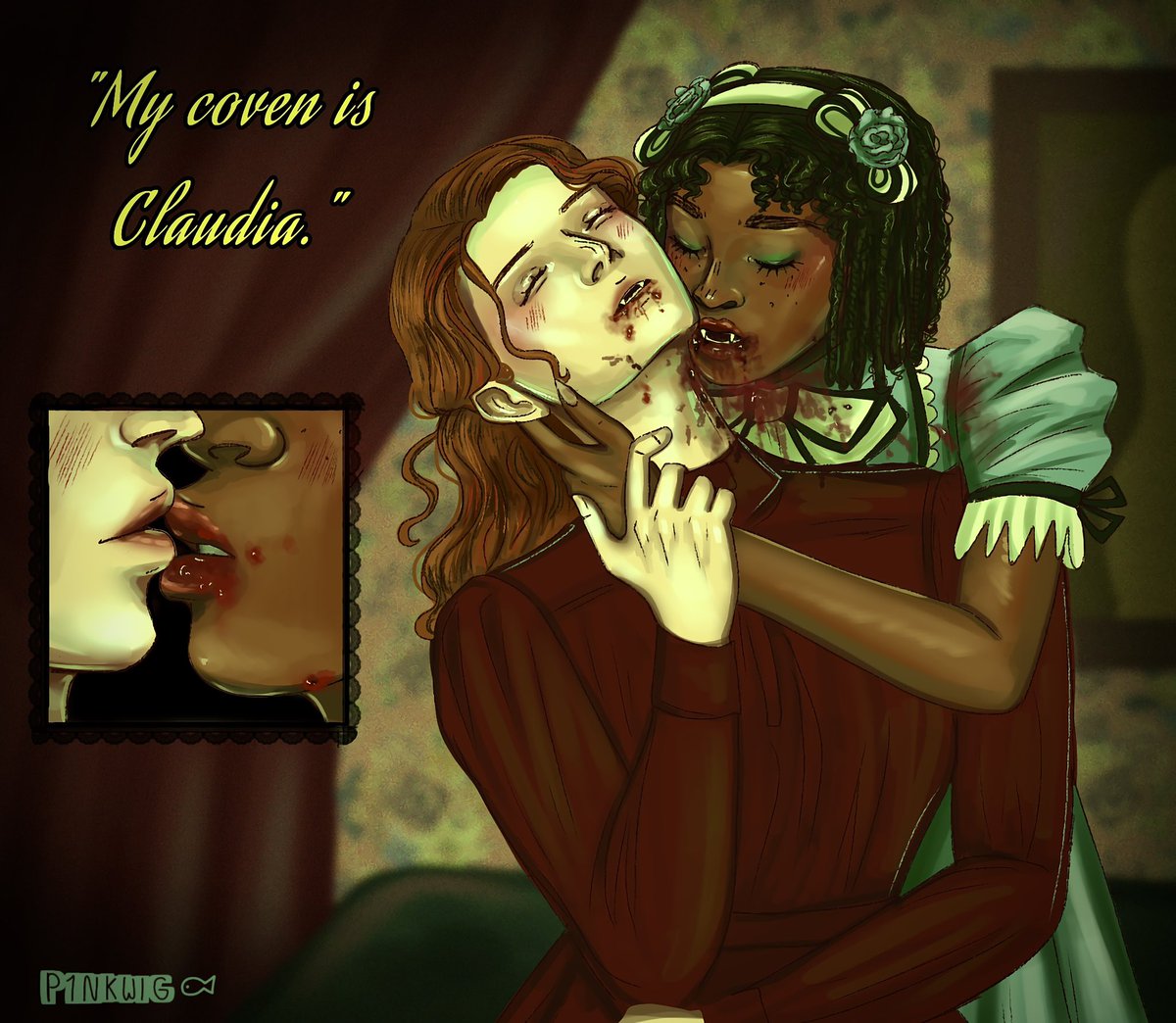 p1nkwig's tweet photo. immortal companions #claudeleine #iwtv https://t.co/0nbq1l2HeR