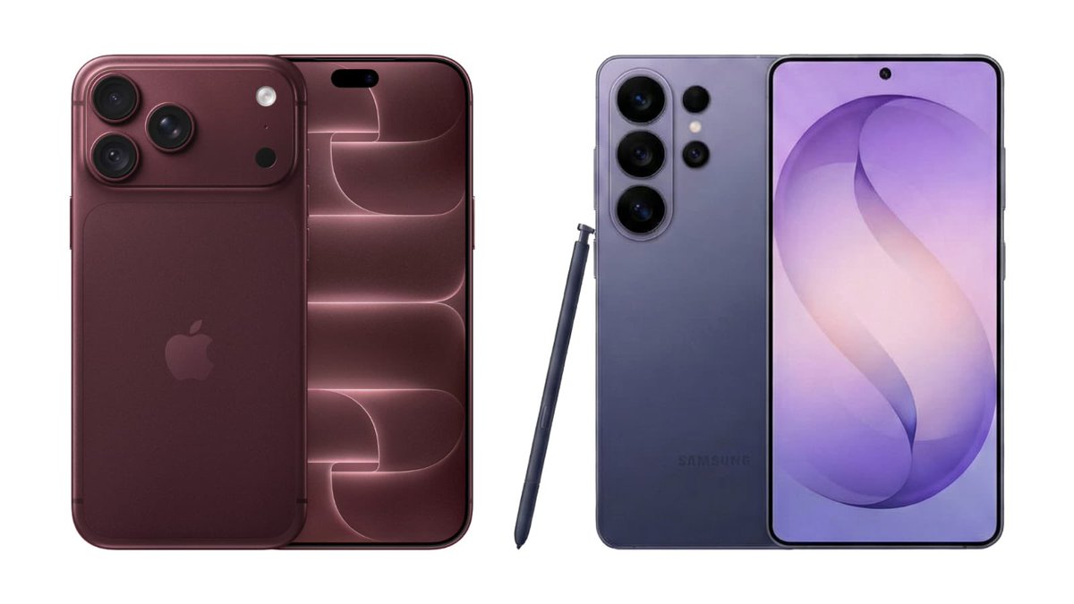 saaaanjjjuuu's tweet photo. iPhone 18 Pro Max vs Galaxy S26 Ultra specs comparison:

  18 Pro Max                    S26 Ultra
• 6.9" OLED                • 6.9" OLED 
• 2868 x 1320            • 3120 x 1440
• 120Hz RR                 • 120Hz RR
• AR coating               • AR coating
• N/A                             • Privacy Display
• Bionic A20 Pro      • SD 8 Elite Gen 5
• 48MP (1/1.28)        • 200MP (1/1.3)
     f/1.5-4.0                          f/1.4
• 48MP (1/2.55)        • 50MP (1/2.55) 
• 48MP (1/2.55)        • 50MP (1/2.52)
     4x optical                    5x optical 
• N/A                              • 50MP 3x tele
• 18MP selfie               • 12MP selfie
• N/A                              • Built in Spen
• 5391mAh (sim)       • 5000mAh 
• 60W + 25W             • 60W + 25W
• Magsafe                    • N/A
• Face ID                       • Ultrasonic FPS
• 249g, 8.8mm           • 214g, 7.9mm
• Aluminium                • Aluminium
• ₹1,79,900                  • ₹1,39,999

For 40k less you are getting more comfortable phone, Spen, privacy display & better resolution display.
18 Pro Max only has variable aperture, +391mAh battery & it's litreally a brick to carry.