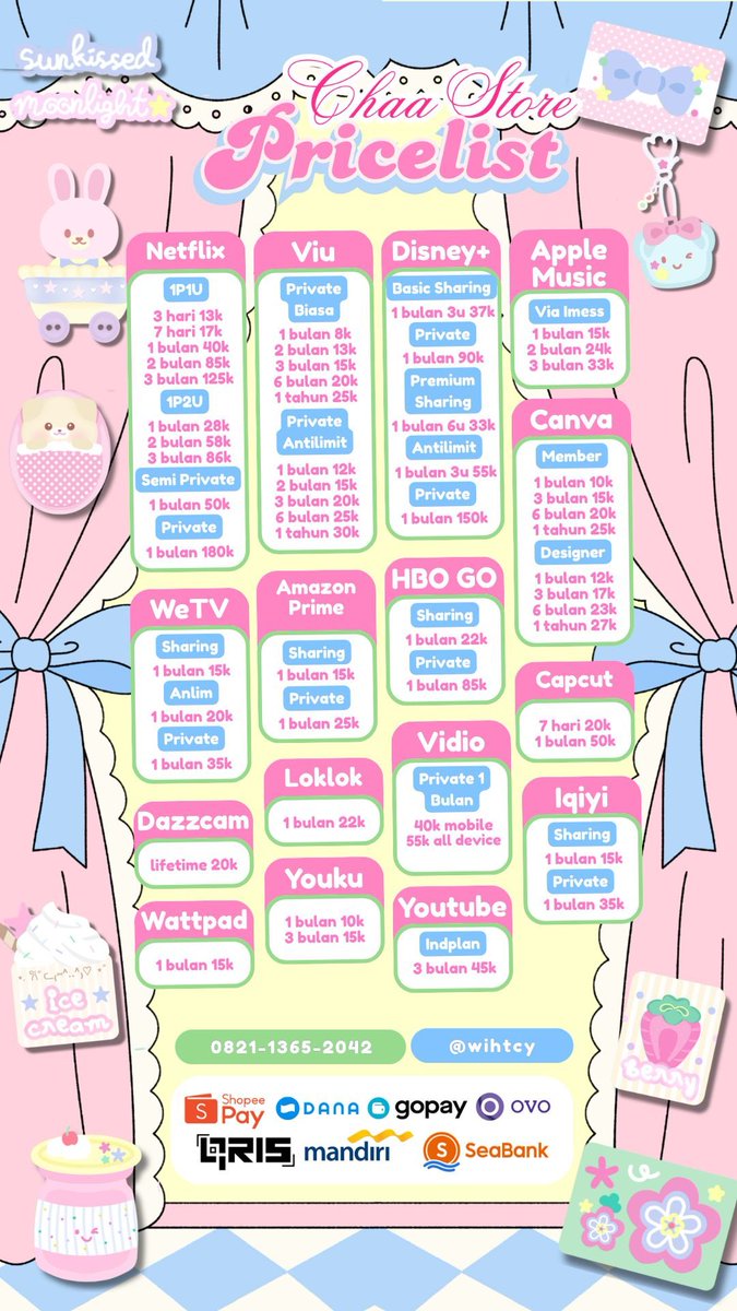 zxazuu's tweet photo. PREMIUM APPS AVAILABLE!!!

Pengen fitur premium tapi harganya tetap hemat? Di aku ridi banyak aplikasi premium dengan harga terjangkau nihh, prosesnya juga di jamin cepeeet!!!

Order? gas ke WA ajah 
https://t.co/0ZZVDOENKE

#Zonajajan #Zonauang https://t.co/GALOyrx680