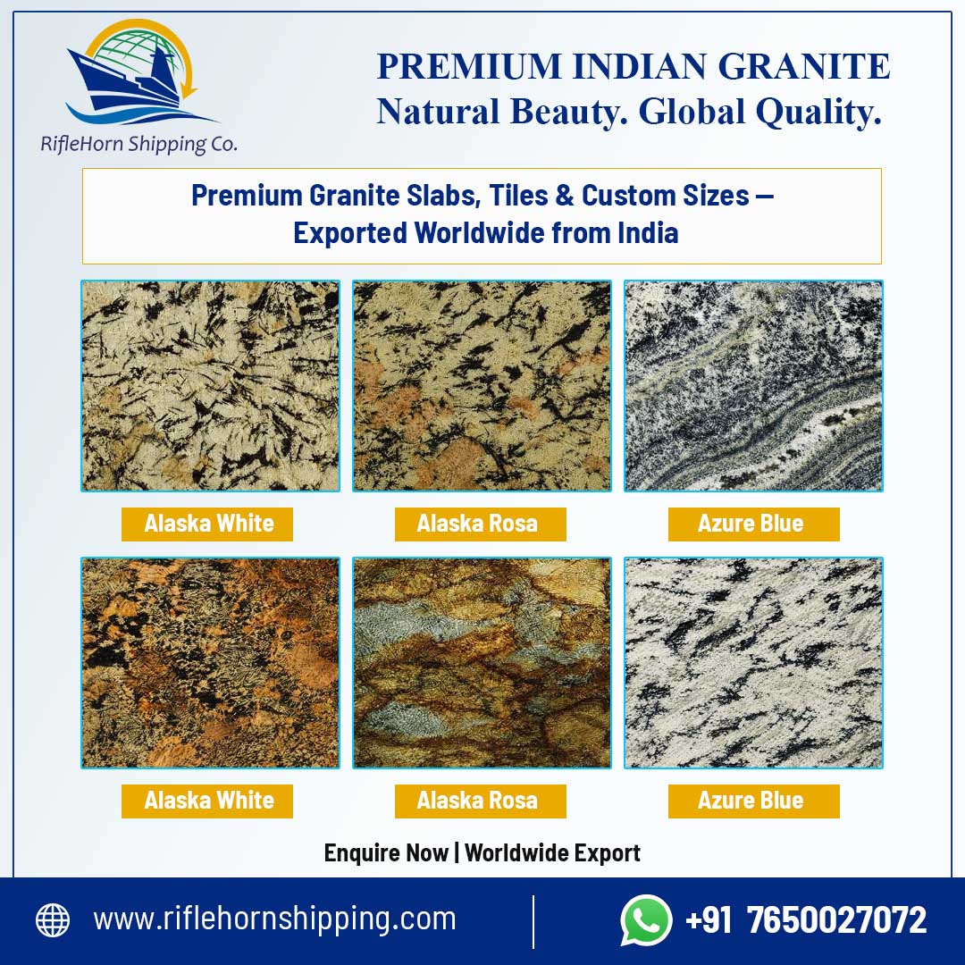 RFHshipping's tweet photo. Premium Indian Granite 🇮🇳
Stunning colors, patterns &amp; finishes — premium granite sourced from India and exported worldwide. 🌍
✅ Premium Quality
✅ Reliable Supply
🚢 Worldwide Shipping
📧 connect@riflehornshipping.com
🌐 https://t.co/tyFayvuZ1e
📱 WhatsApp: +91 7650027072 https://t.co/YI9qbI1E7f
