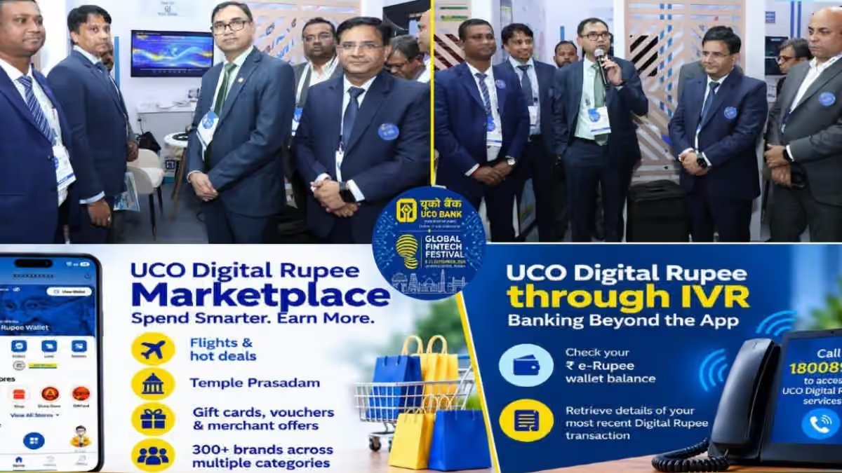 psuconnect's tweet photo. UCO Bank Launches Digital Rupee Marketplace and IVR Services at GFF 2026

read more at:
https://t.co/39wNjzlM7l

#PSUConnect #UCOBank #DigitalRupee #DigitalBanking @UCOBankOfficial https://t.co/Xb8iR8n73d