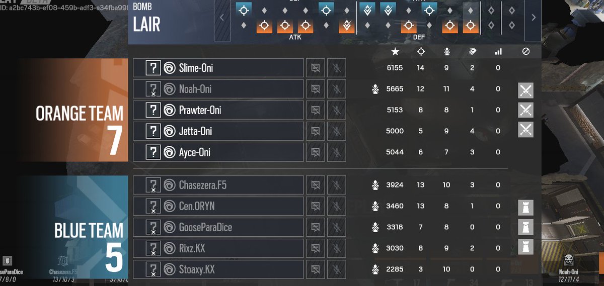 PhDSlime's tweet photo. WOOOO WE WIN @mukbangleague  GGS TO OLD KODEX @CenGuns and chase are the truth (idk his @) MY TEAMS THE BEST WOOOOOOO last map in replies!!!! https://t.co/eE6WZyVugS