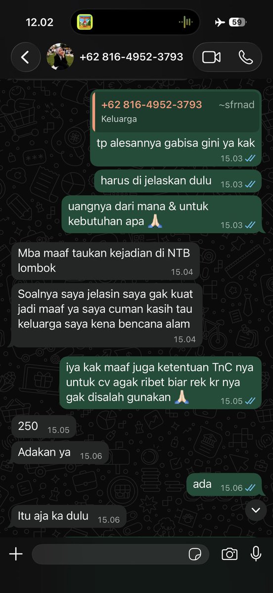 yourhand98's tweet photo. alasannya sama 😂

bilangnya dari rek pribadi, jd aku minta nama ktp, bank indo &amp; bank kr-nya harus sama 

pas dia kasih rek kr-nya ternyata aku kenal rekeningnya punya siapa. gimana gak makin curiga

ujung2nya dia bilang TnC cv won ku membebankan🙏🏻 https://t.co/woPBPgTo3R