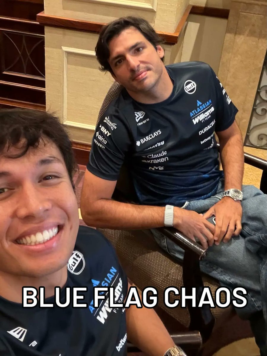 RussHemlepoh's tweet photo. Hungary’s blue-flag chaos: Vowles says the FIA’s automated system failed, causing confusion. Alonso battled Sainz instead of yielding to Piastri; Sainz then collided with Piastri and received a five-second penalty. https://t.co/zNBcOAJIsE